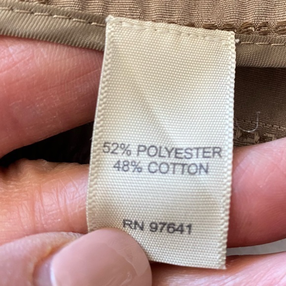 Small blazer Women’s, three-quarter inch‎ sleeve, cinch back textured tan fabric - Picture 17 of 17